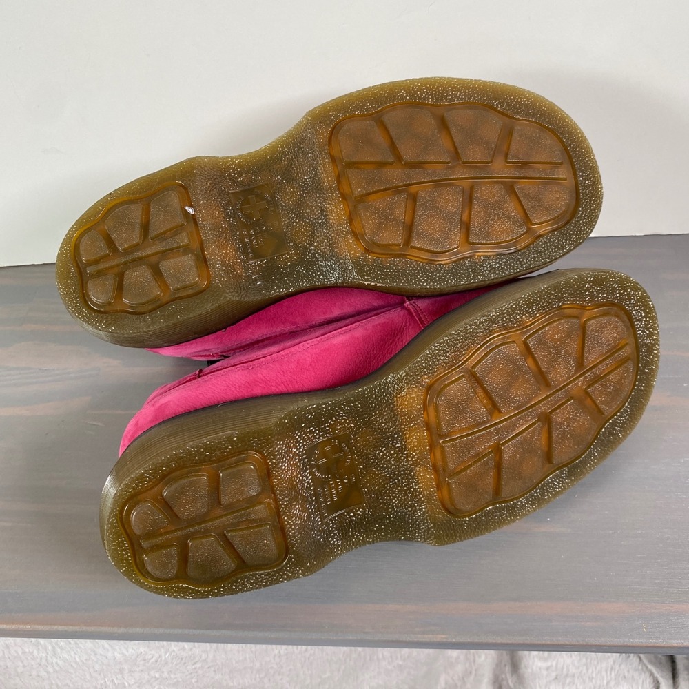 Dr. Marten Buzz 5i Milled Nubuck 90s Chunky Platform Shoes Women 9 Pink NWT - Picture 6 of 10